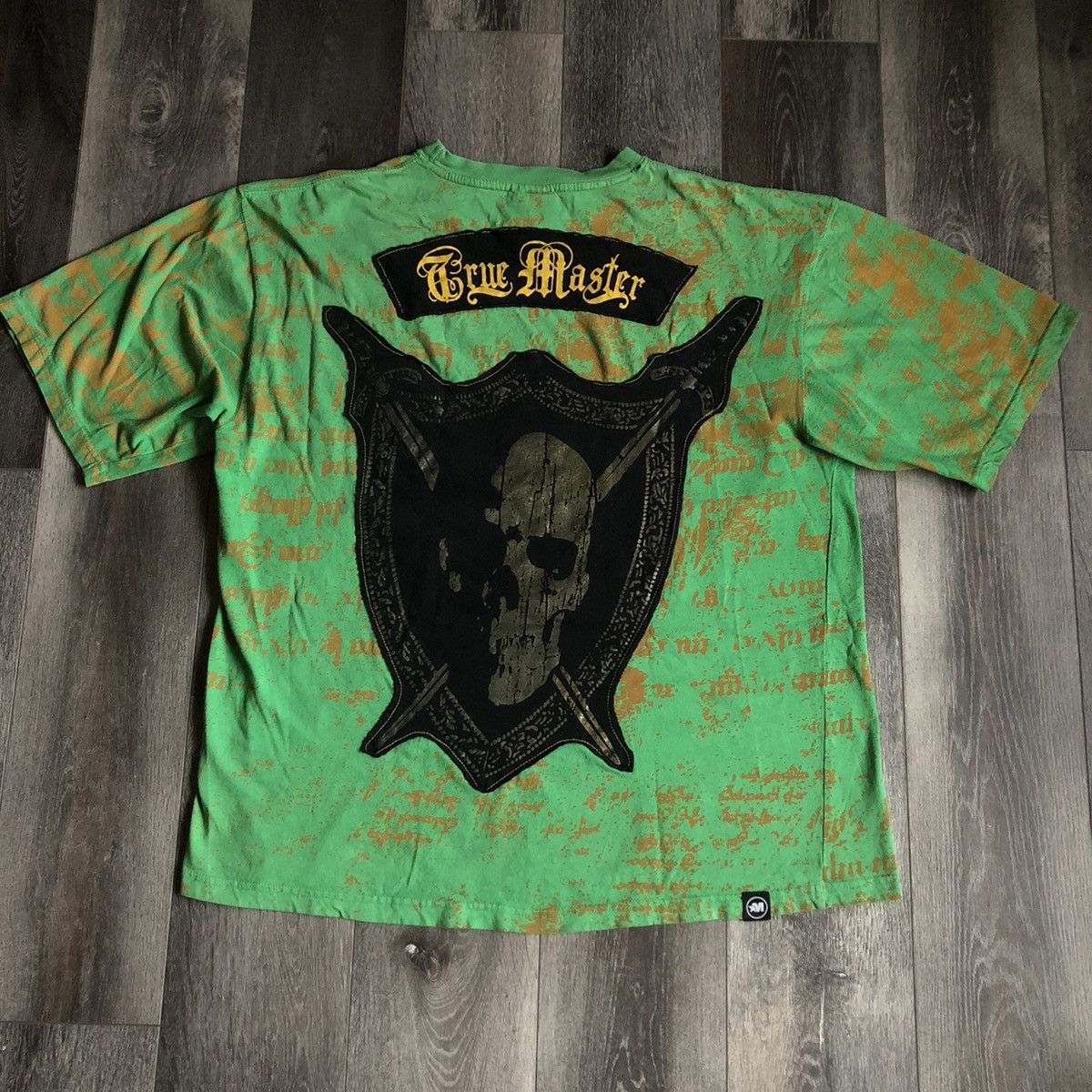 Affliction Vintage 2000s Mecca Skulls True Master Pirate AOP Logo Tee Size US XL / EU 56 / 4 - 2 Thumbnail