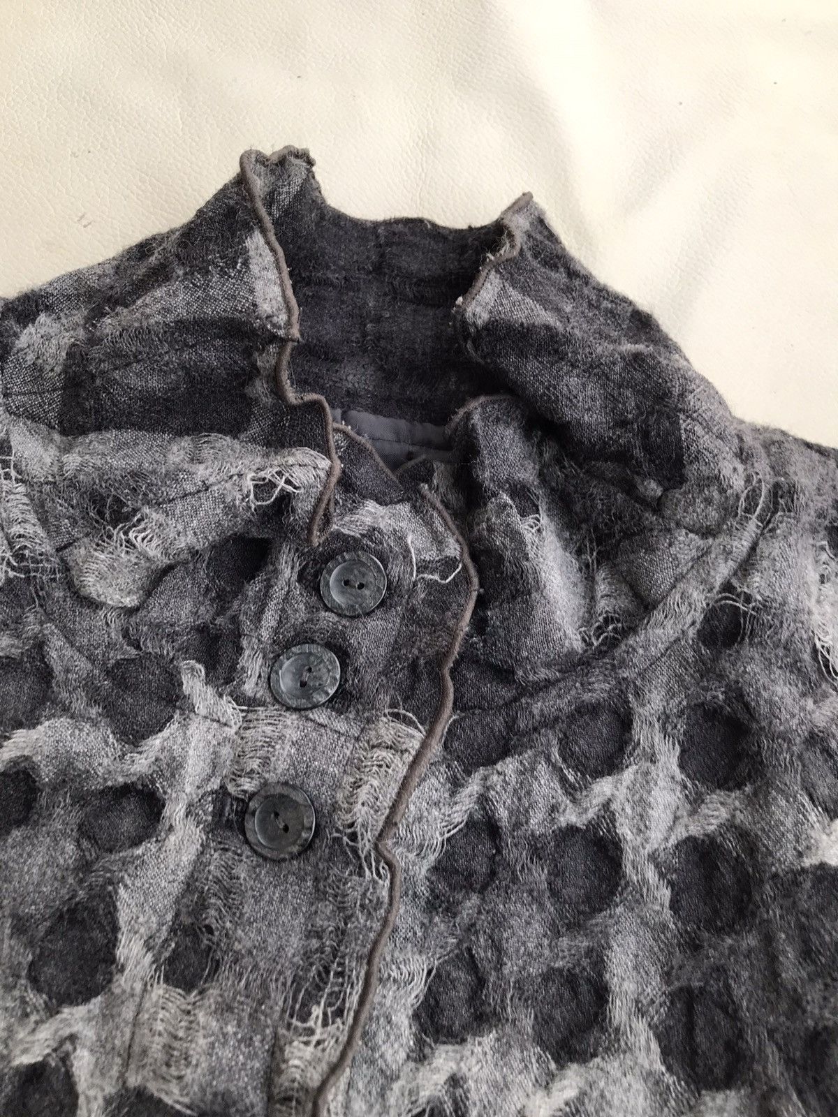 20471120 × Beauty Beast × Jean Paul Gaultier ACCEPT OFFER💥 Japanese Sashiko Jacket Like JPG Cyber Style Size US S / EU 44-46 / 1 - 2 Thumbnail