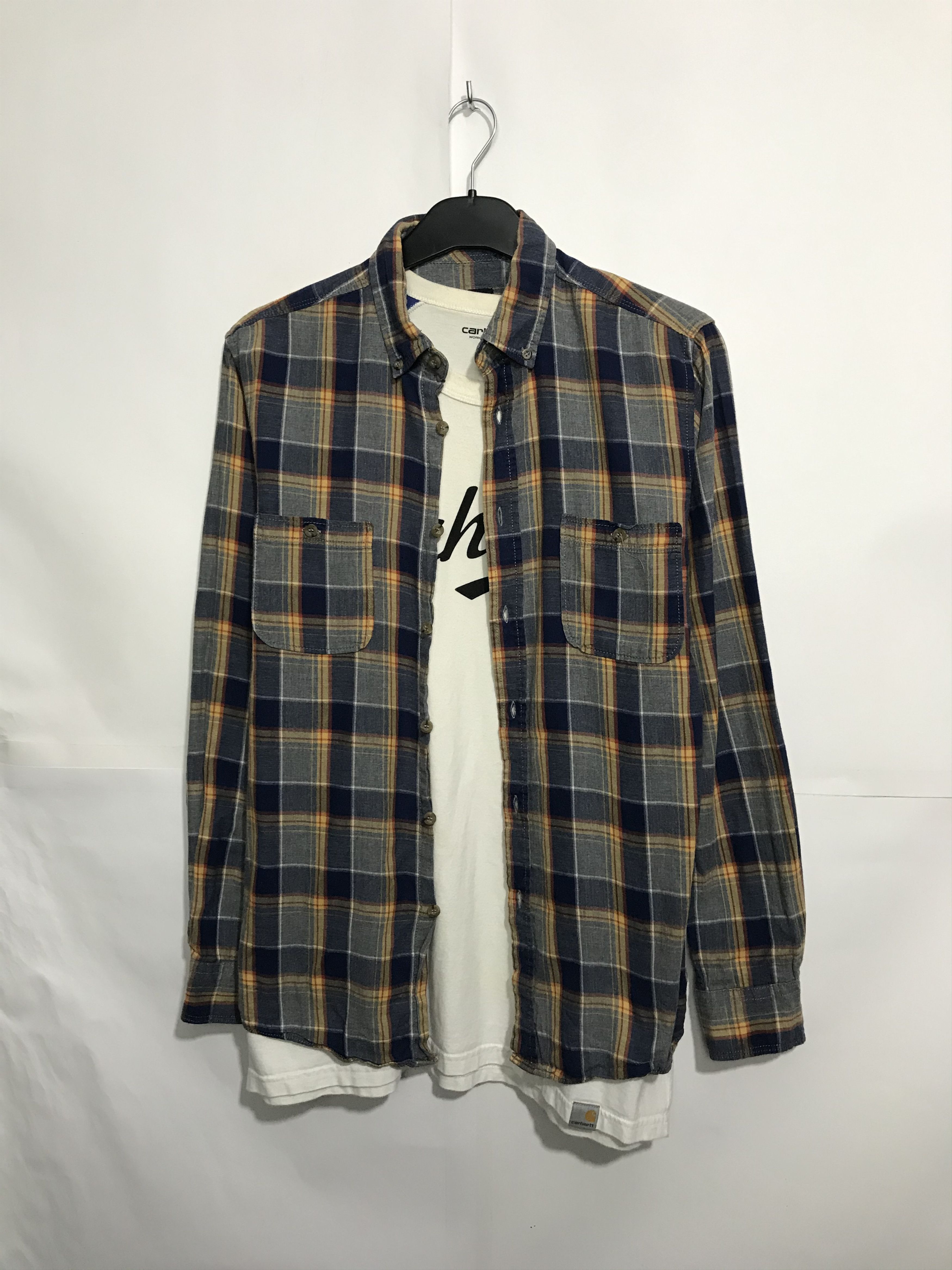 Flannel Flannel shirt Travis Scott style Size US S / EU 44-46 / 1 - 1 Thumbnail