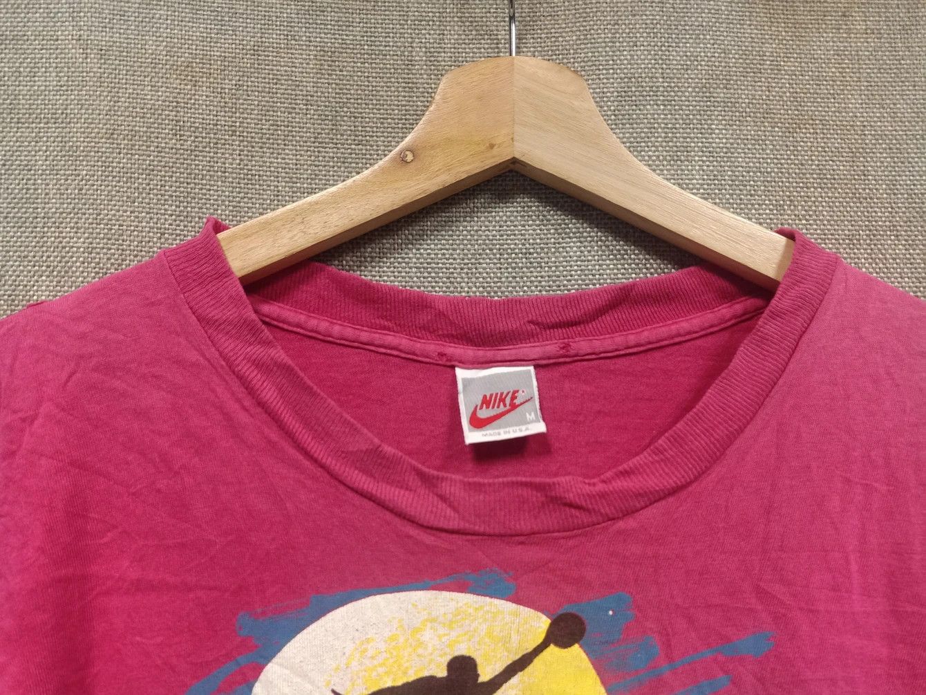 Nike Vintage 90s t shirt nike flying hero made in usa Size US S / EU 44-46 / 1 - 4 Thumbnail