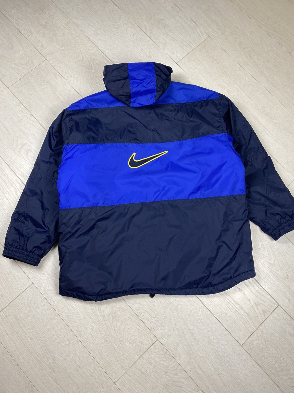 2000'S Nike Nylon Jacket, Men's Size Small Nylon navy blue type Vintage Second Hand