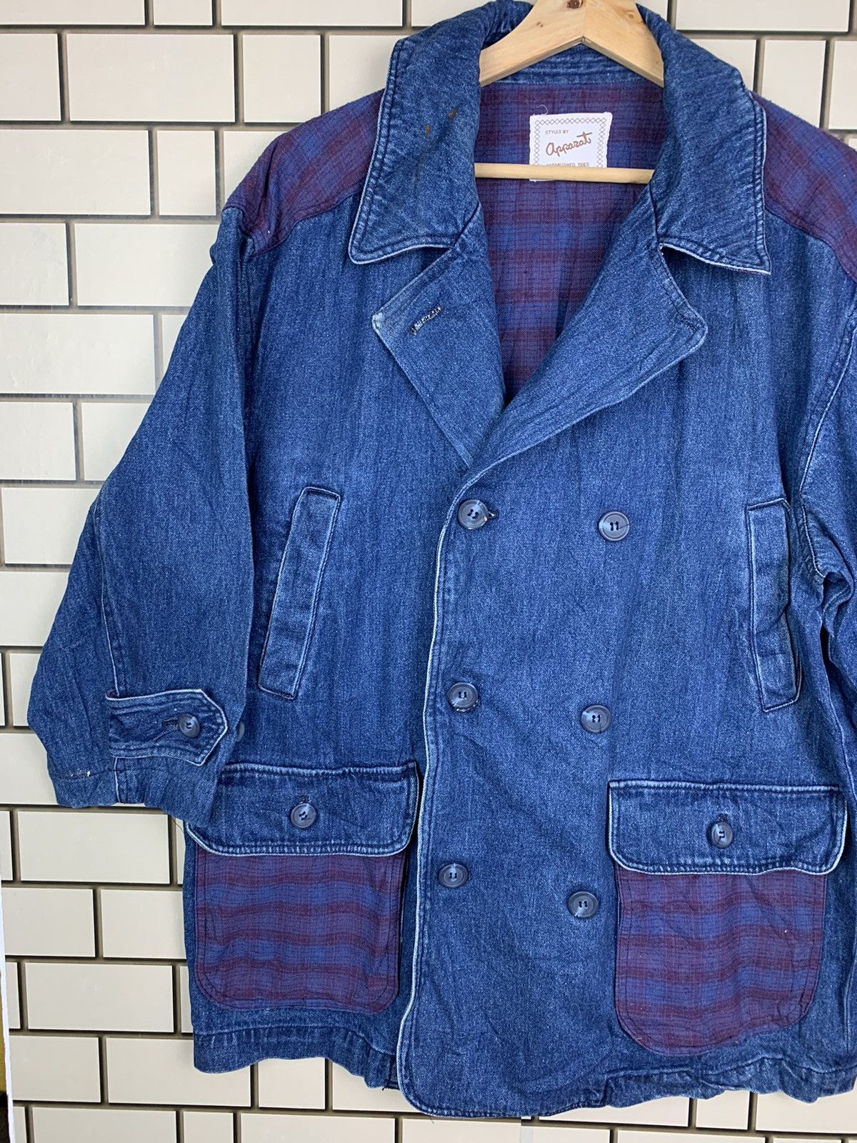 Japanese Brand × Vintage Vintage Japanese Brand Styled By Oprozat Denim Jacket Size US M / EU 48-50 / 2 - 4 Thumbnail