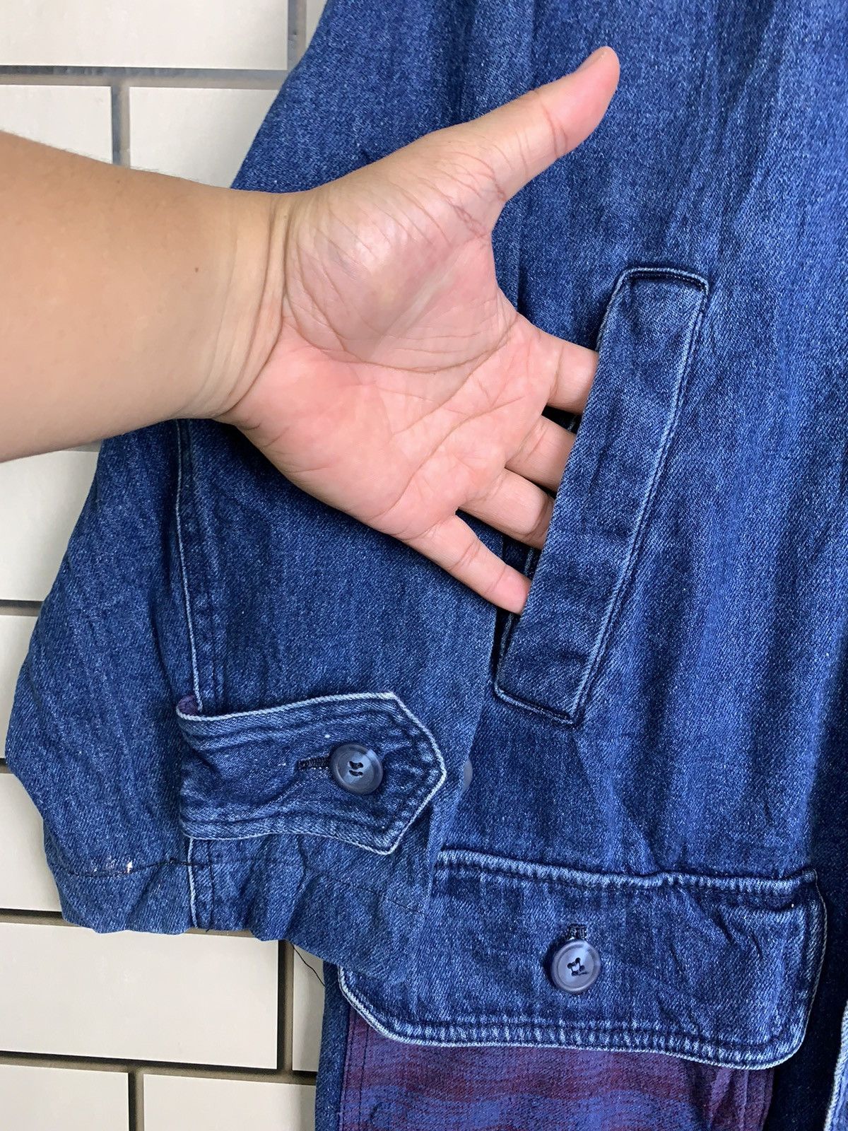 Japanese Brand × Vintage Vintage Japanese Brand Styled By Oprozat Denim Jacket Size US M / EU 48-50 / 2 - 7 Thumbnail