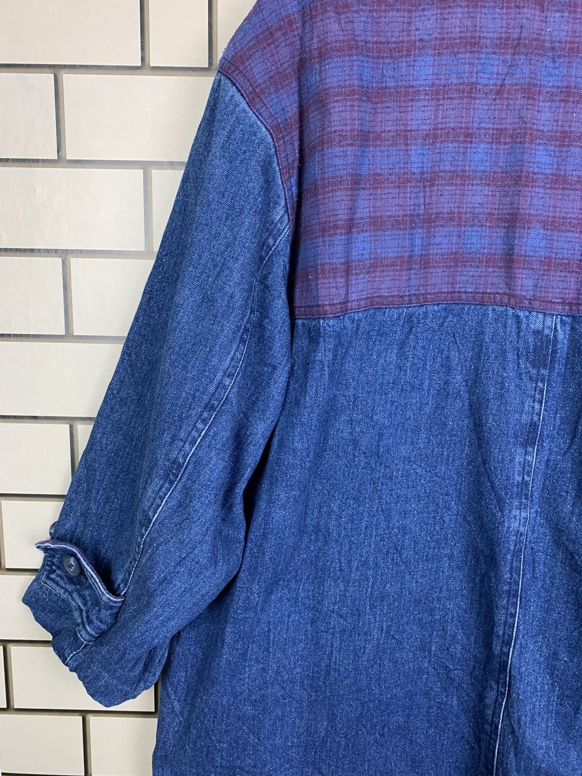 Japanese Brand × Vintage Vintage Japanese Brand Styled By Oprozat Denim Jacket Size US M / EU 48-50 / 2 - 19 Thumbnail