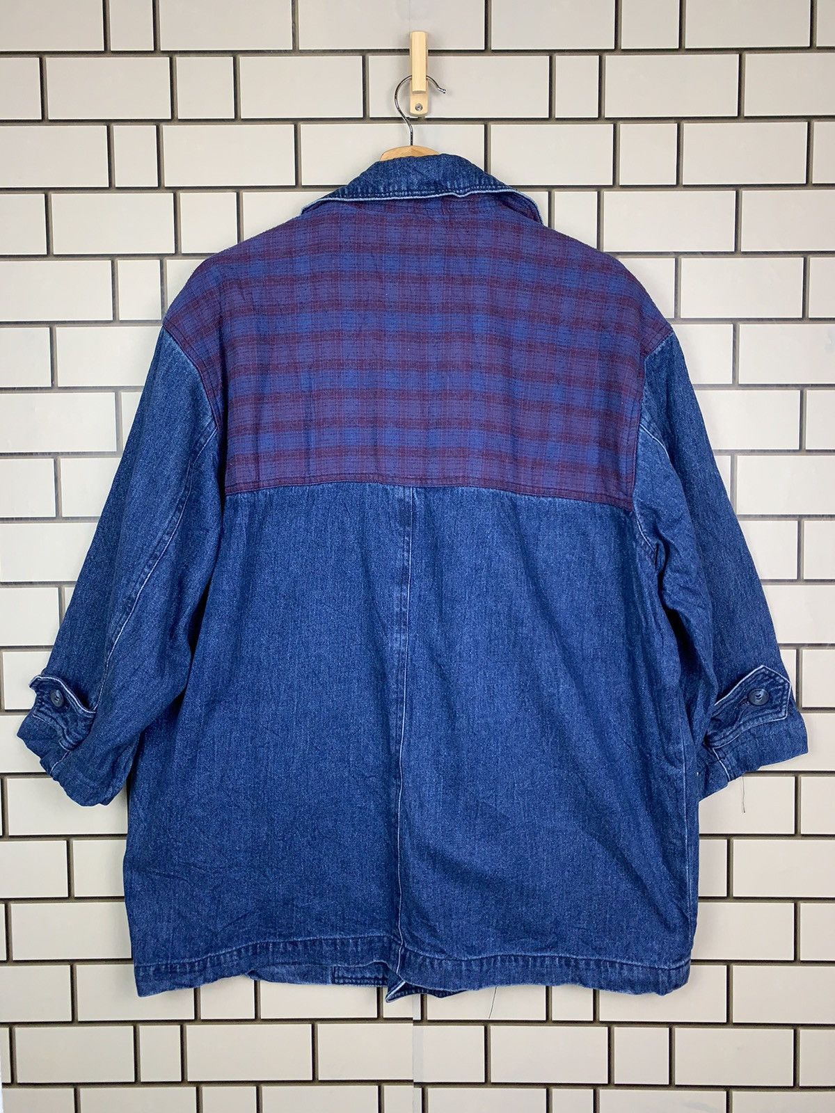 Japanese Brand × Vintage Vintage Japanese Brand Styled By Oprozat Denim Jacket Size US M / EU 48-50 / 2 - 16 Thumbnail