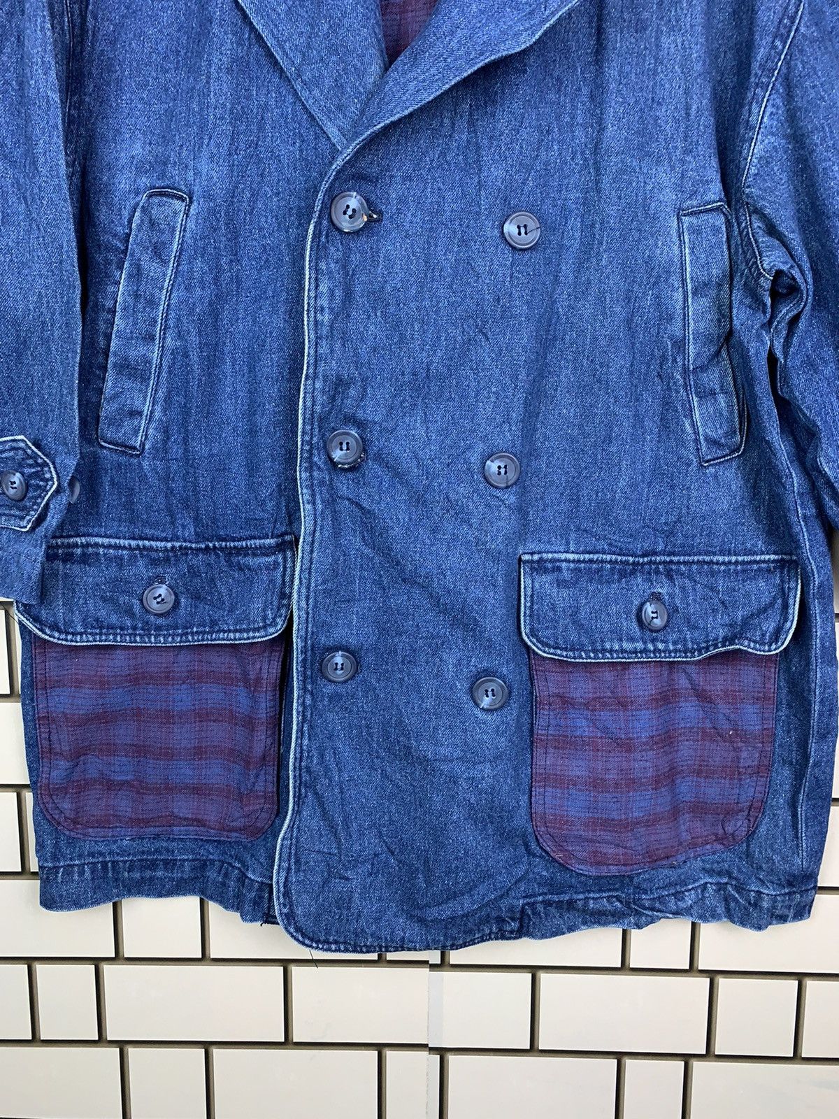 Japanese Brand × Vintage Vintage Japanese Brand Styled By Oprozat Denim Jacket Size US M / EU 48-50 / 2 - 3 Thumbnail