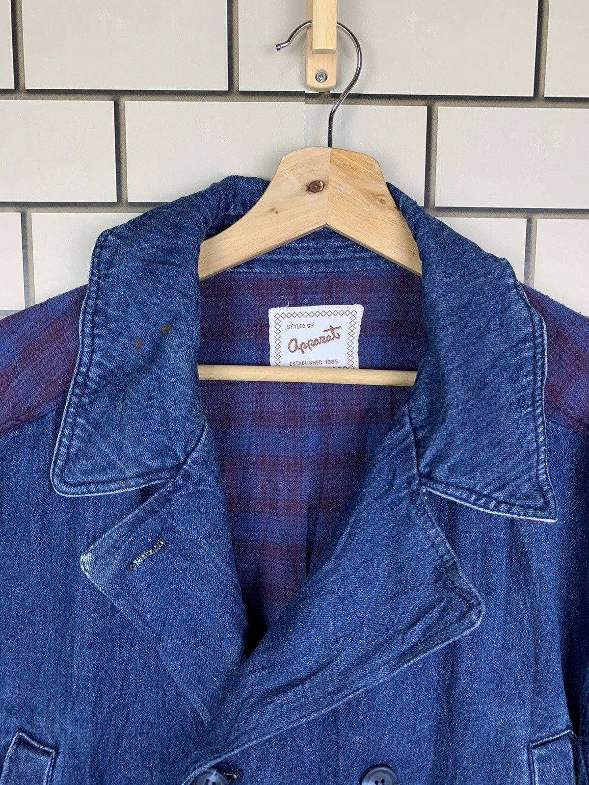 Japanese Brand × Vintage Vintage Japanese Brand Styled By Oprozat Denim Jacket Size US M / EU 48-50 / 2 - 9 Thumbnail