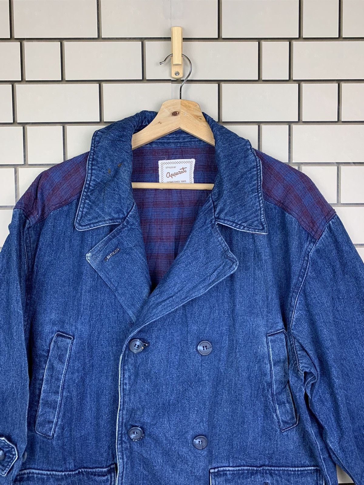 Japanese Brand × Vintage Vintage Japanese Brand Styled By Oprozat Denim Jacket Size US M / EU 48-50 / 2 - 2 Thumbnail