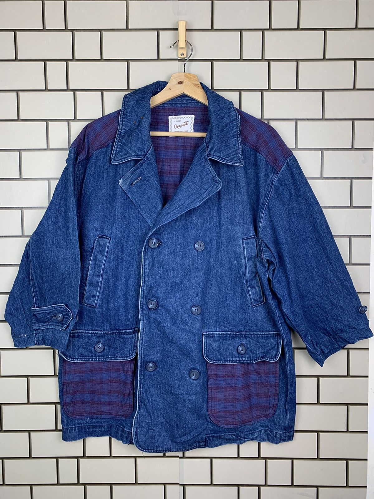 Japanese Brand × Vintage Vintage Japanese Brand Styled By Oprozat Denim Jacket Size US M / EU 48-50 / 2 - 1 Thumbnail