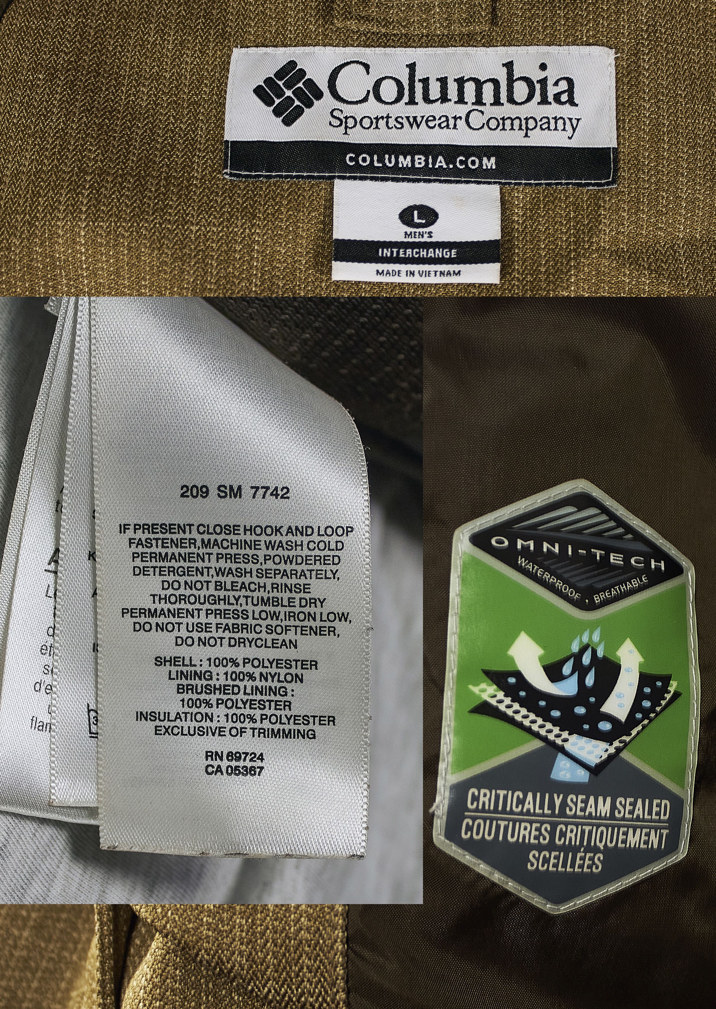 Columbia Columbia men's demi-season jacket parka Size US XL / EU 56 / 4 - 10 Thumbnail