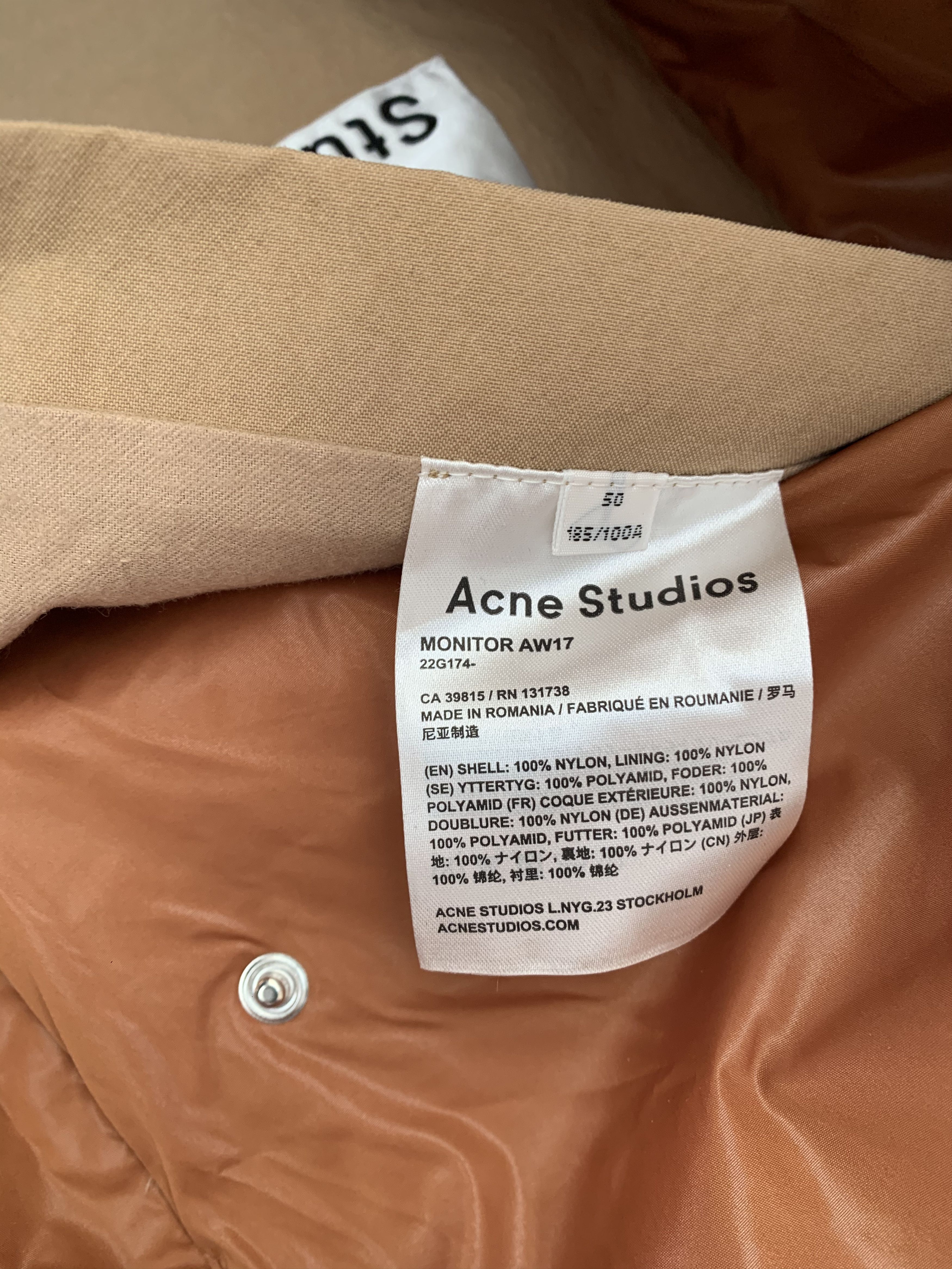 Acne Studios Monitor Size US M / EU 48-50 / 2 - 11 Thumbnail