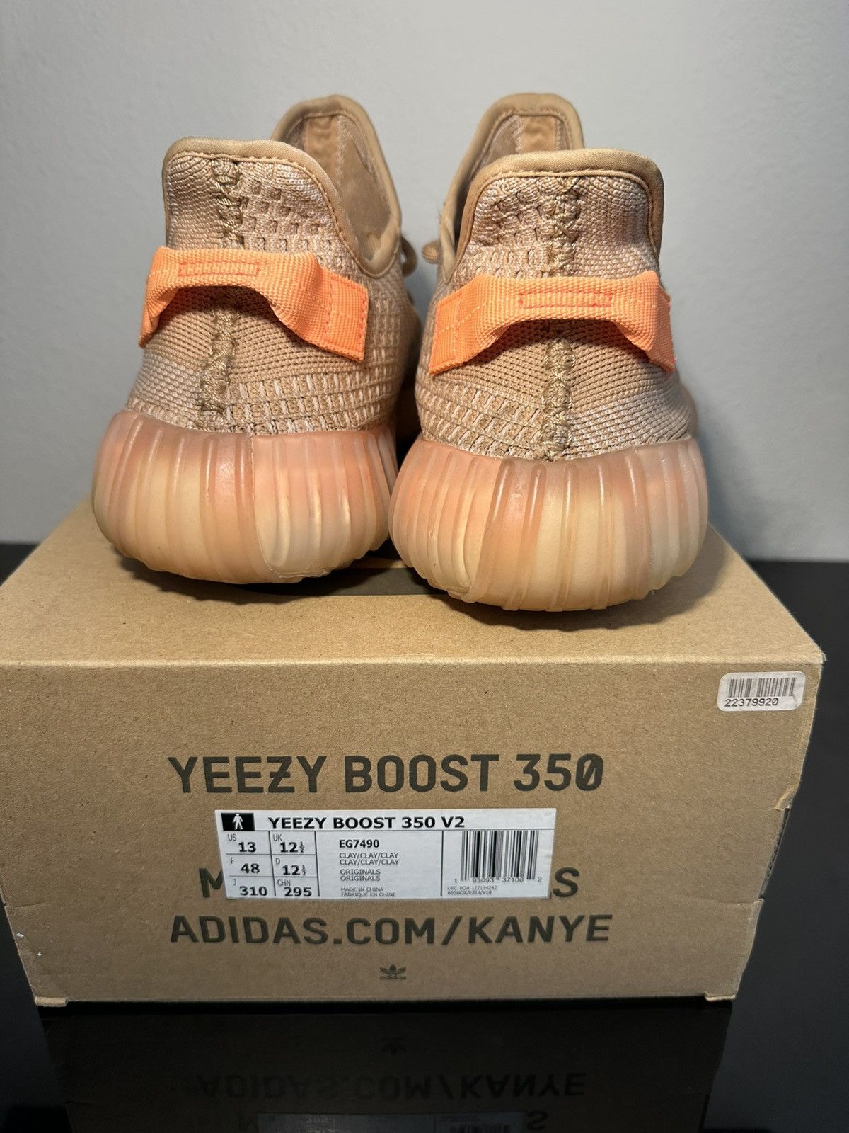 Adidas Yeezy boost 350 clay size 13 Size US 13 / EU 46 - 2 Thumbnail
