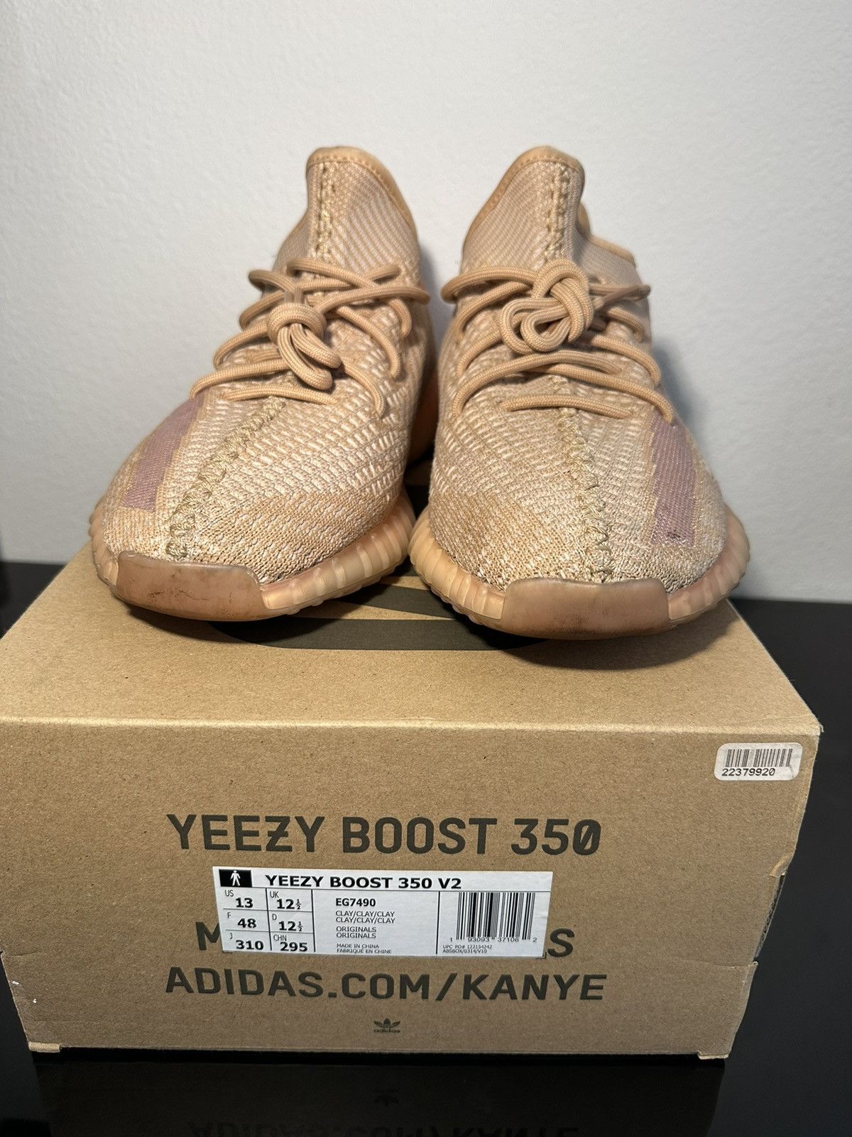 Adidas Yeezy boost 350 clay size 13 Size US 13 / EU 46 - 5 Thumbnail