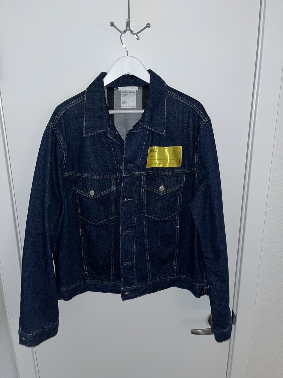 Image of Helmut Lang Denim Jacket in Blue, Men's (Size 2XL)