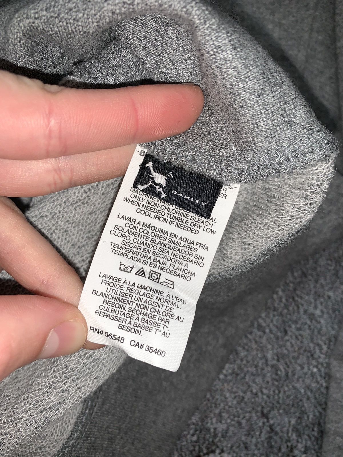 Oakley × Vintage Oakley XL sweater sweatshirt long sleeve hoodie blank vintag Size US XL / EU 56 / 4 - 6 Thumbnail