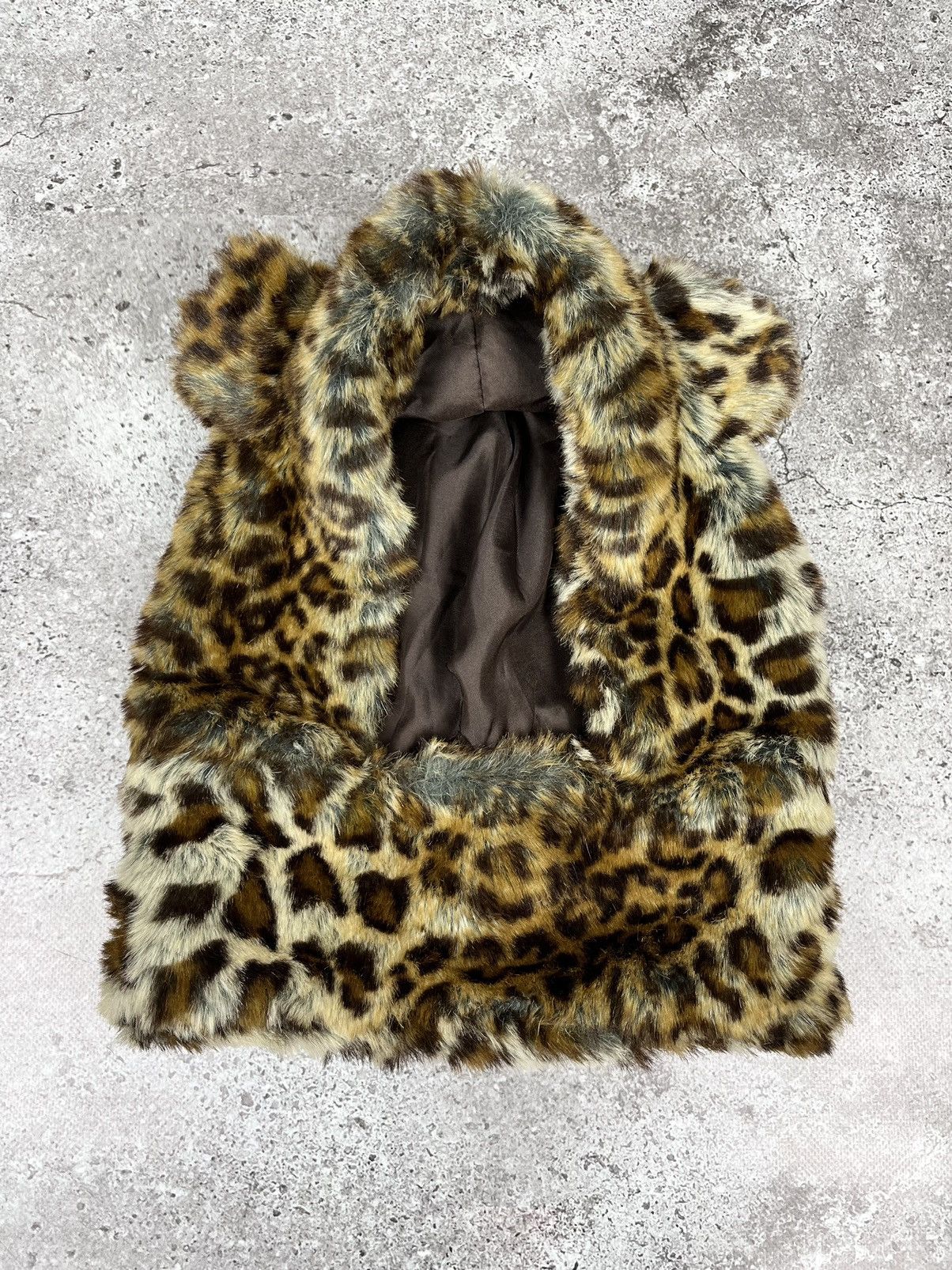 Vintage Vintage Alt Mohair Hat Leopard Balackava Size ONE SIZE - 2 Thumbnail
