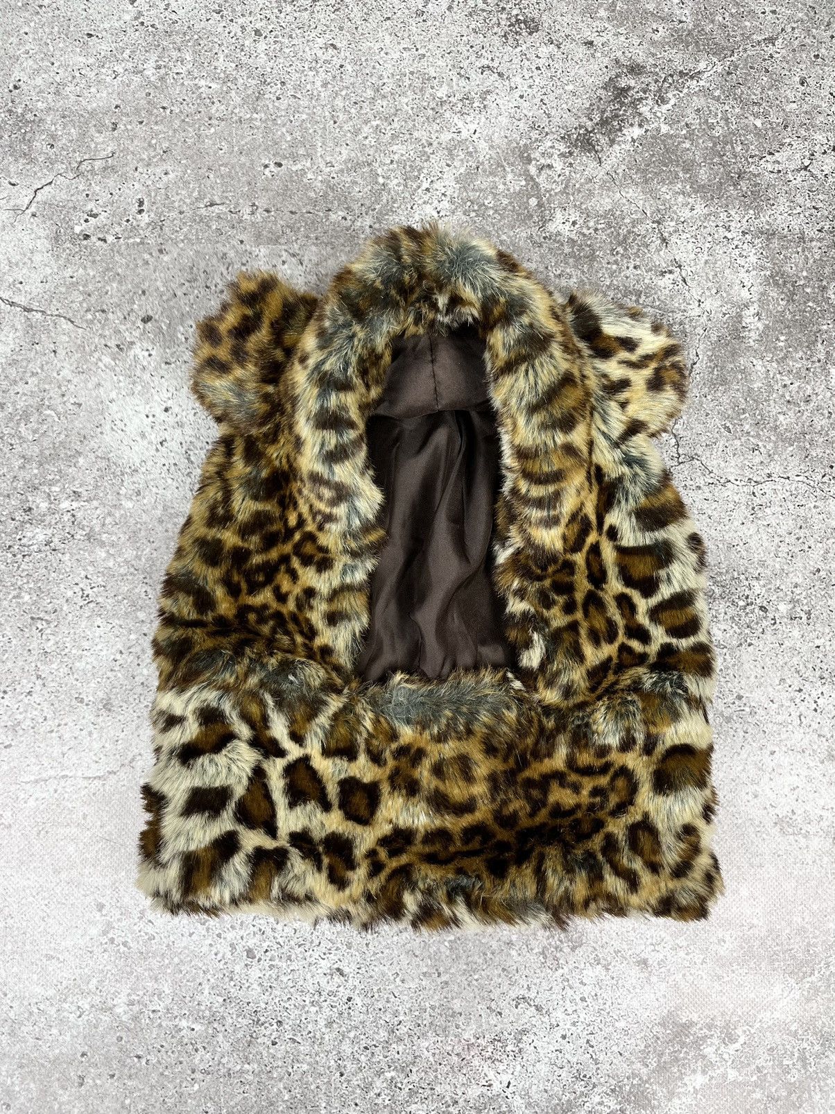 Vintage Vintage Alt Mohair Hat Leopard Balackava Size ONE SIZE - 1 Thumbnail