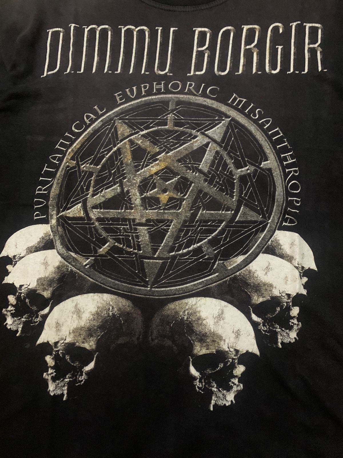 Band Tees × Vintage Vintage Dimmu Borgir 90s T-Shirt Size US L / EU 52-54 / 3 - 3 Thumbnail