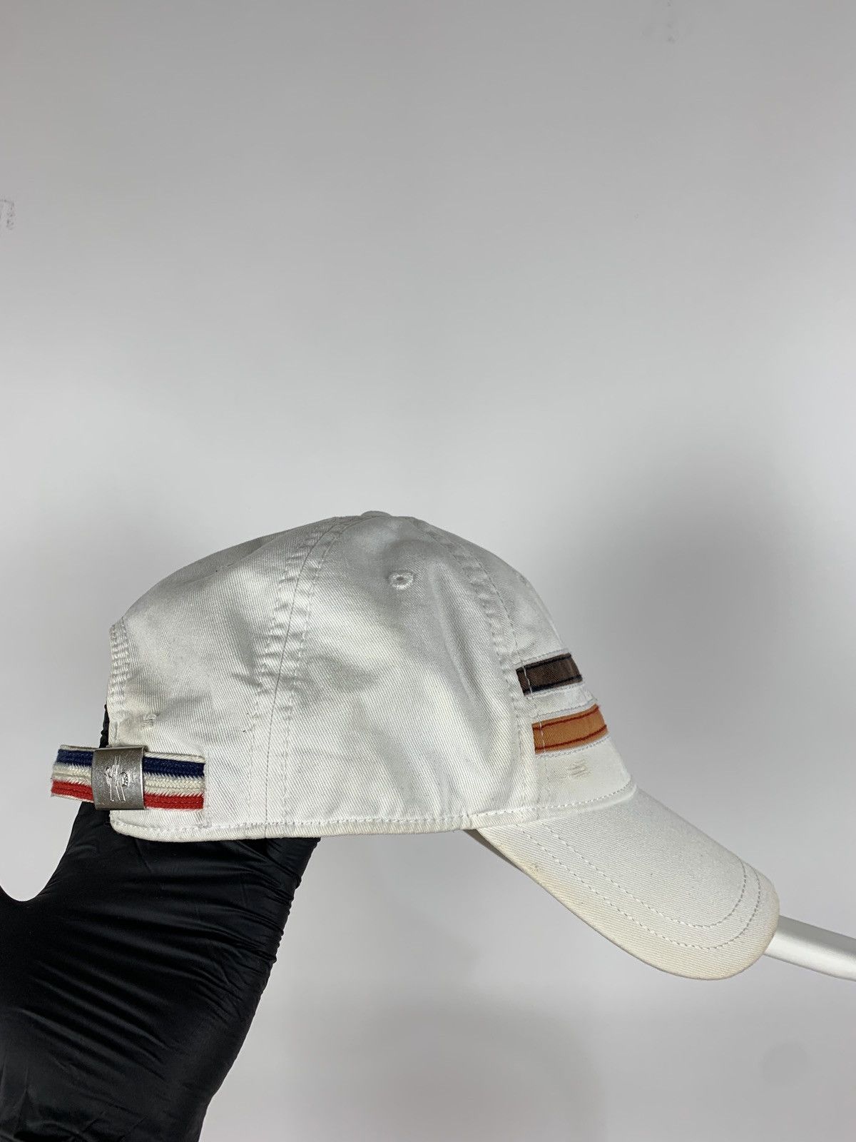 Moncler Moncler Distressed White Cap Size ONE SIZE - 9 Thumbnail