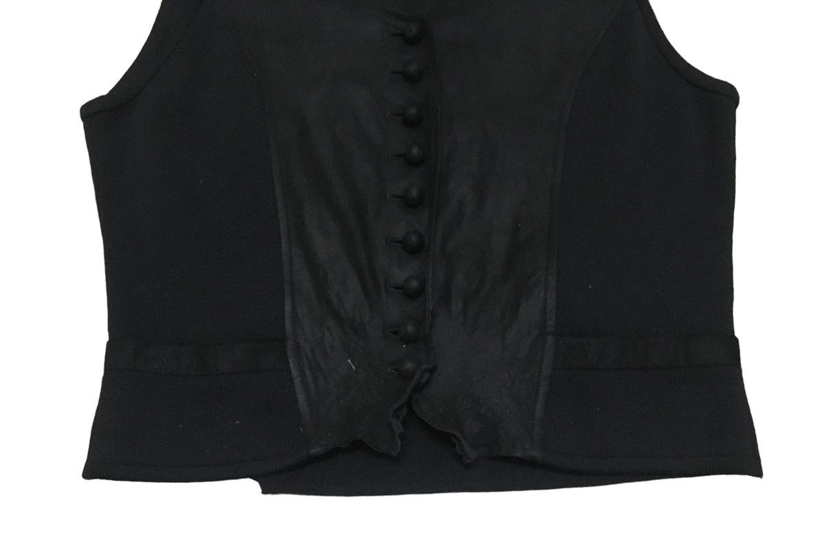 Christian Dior Monsieur × Designer × Vintage Rare Design Vintage Brand Christian Dior Leather Vest 1990s Size US L / EU 52-54 / 3 - 3 Thumbnail