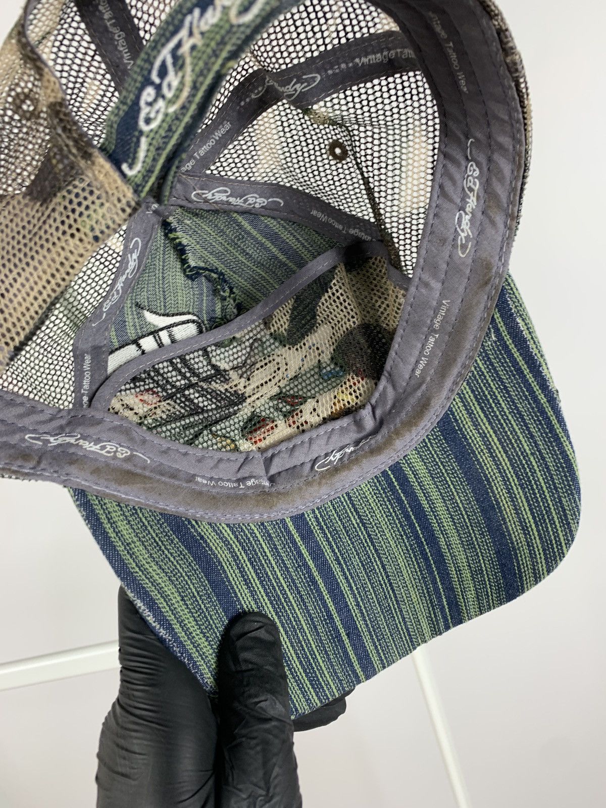 Christian Audigier Vintage Ed Hardy Christian Audigier Skull Camouflage Cap Size ONE SIZE - 10 Thumbnail