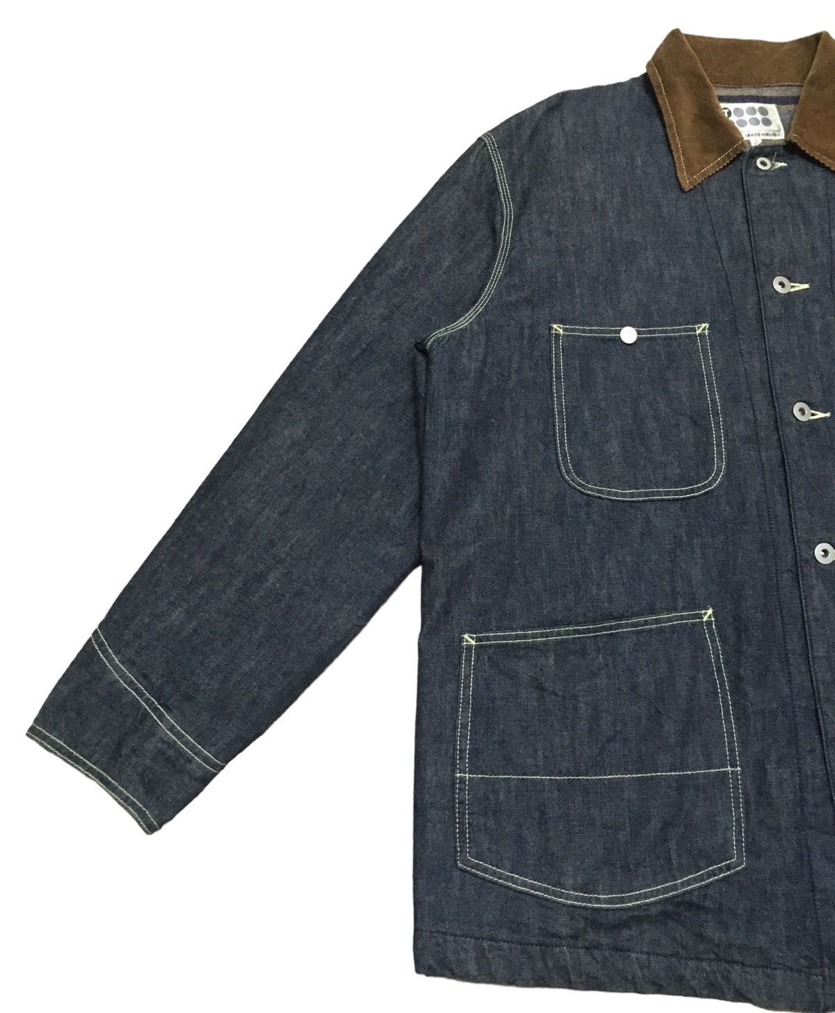 Takeo Kikuchi × Vintage Rare Design Vintage Brand Takeo Kikucki Denim Jacket 1990s Size US L / EU 52-54 / 3 - 4 Thumbnail