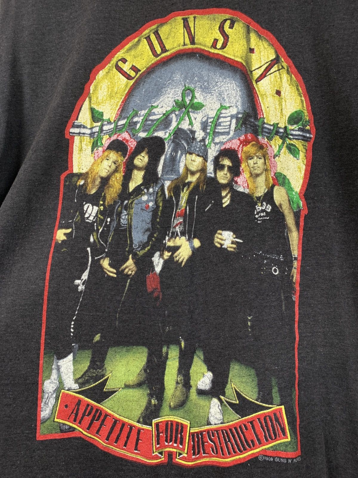 Band Tees 1989 Vintage Guns N Roses Welcome To The Jungle T-Shirt Size US S / EU 44-46 / 1 - 8 Thumbnail