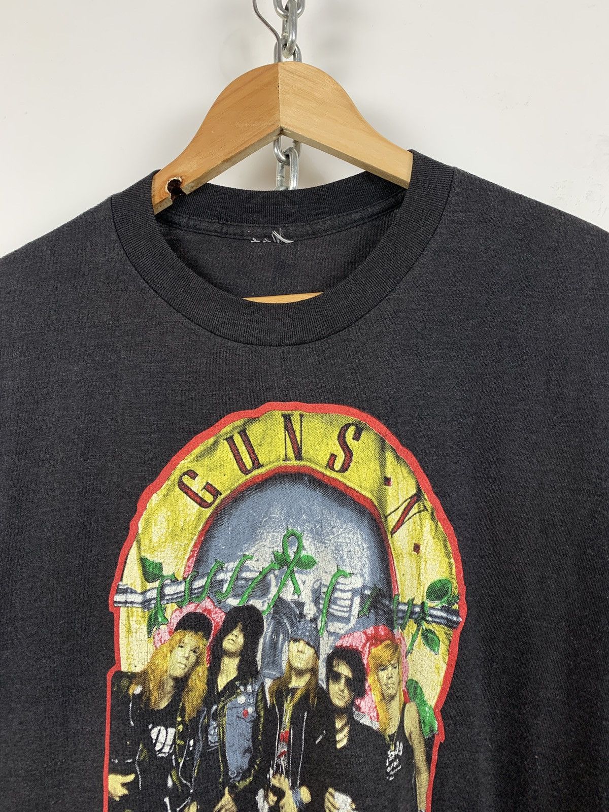 Band Tees 1989 Vintage Guns N Roses Welcome To The Jungle T-Shirt Size US S / EU 44-46 / 1 - 7 Thumbnail