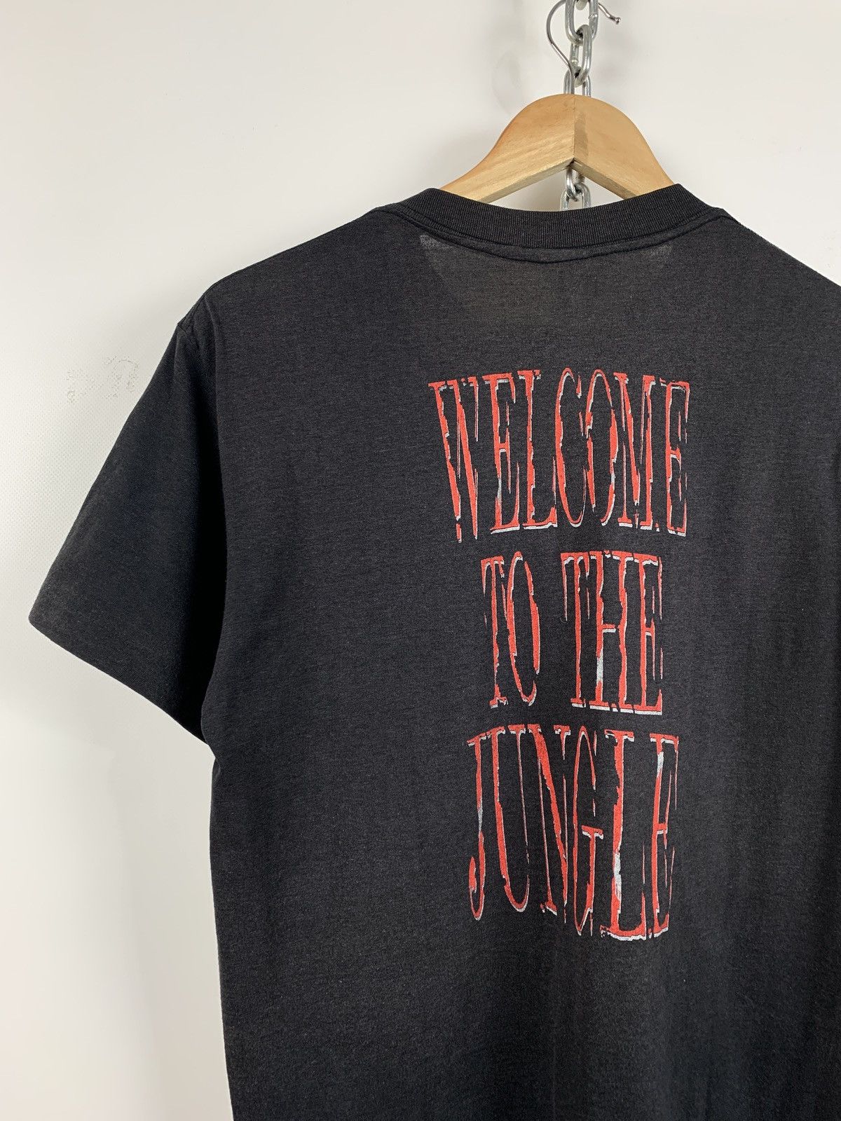 Band Tees 1989 Vintage Guns N Roses Welcome To The Jungle T-Shirt Size US S / EU 44-46 / 1 - 11 Thumbnail