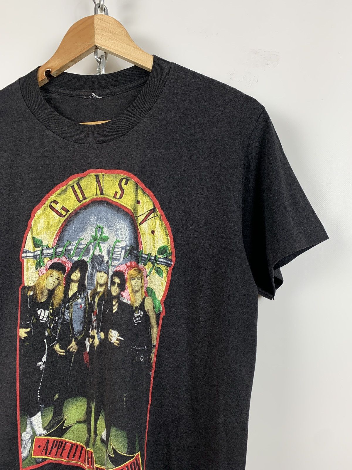 Band Tees 1989 Vintage Guns N Roses Welcome To The Jungle T-Shirt Size US S / EU 44-46 / 1 - 6 Thumbnail