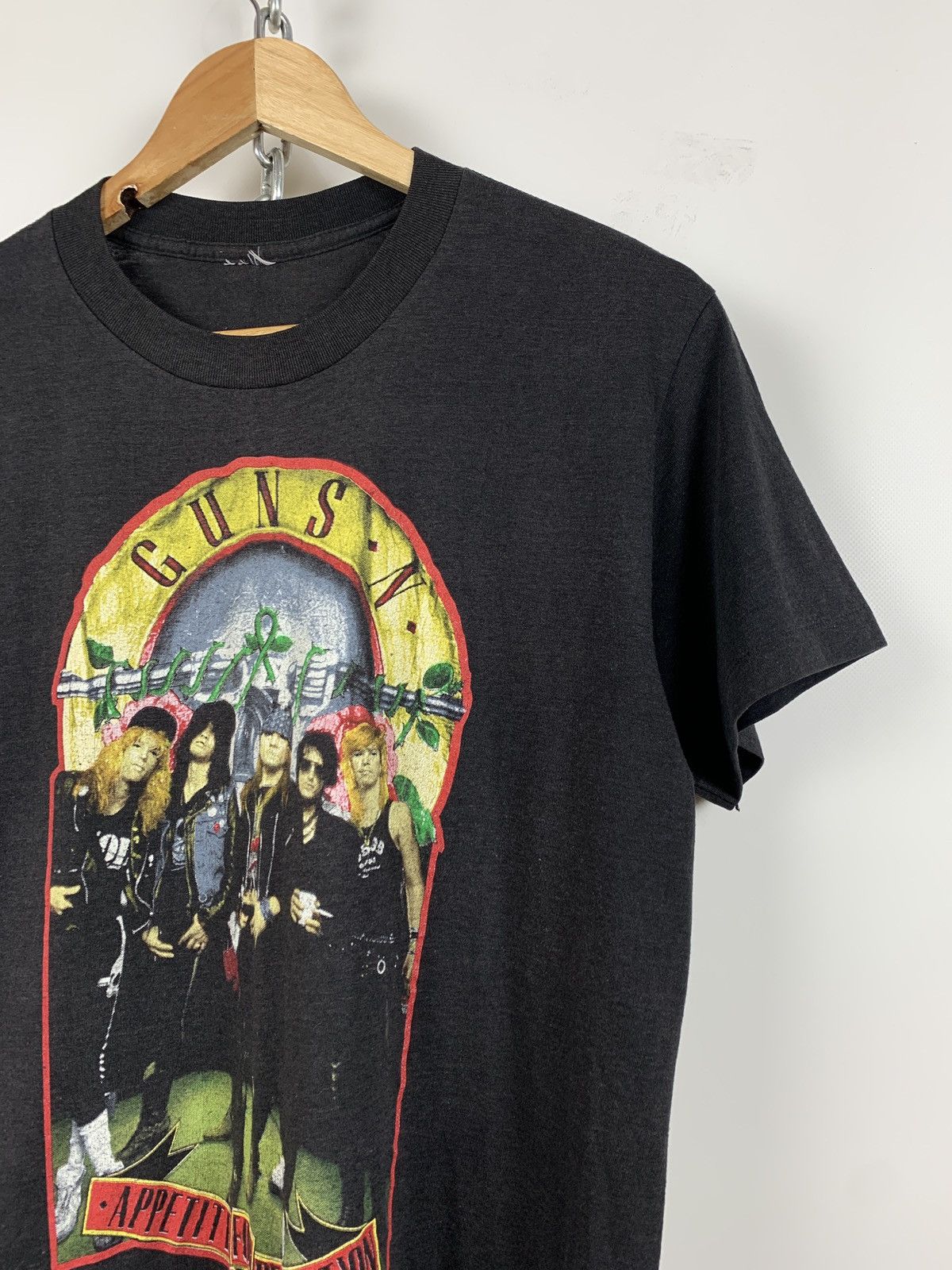 Band Tees 1989 Vintage Guns N Roses Welcome To The Jungle T-Shirt Size US S / EU 44-46 / 1 - 5 Thumbnail