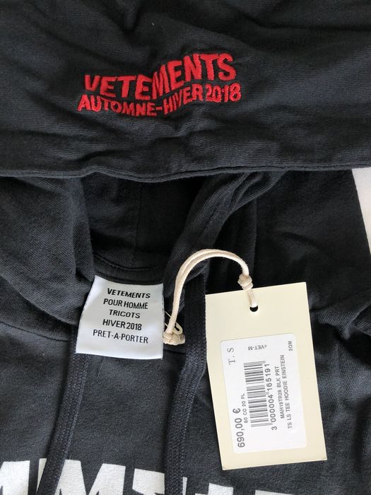 Vetements Vetements Rammstein Long Sleeve T Shirt Jersey Hoodie