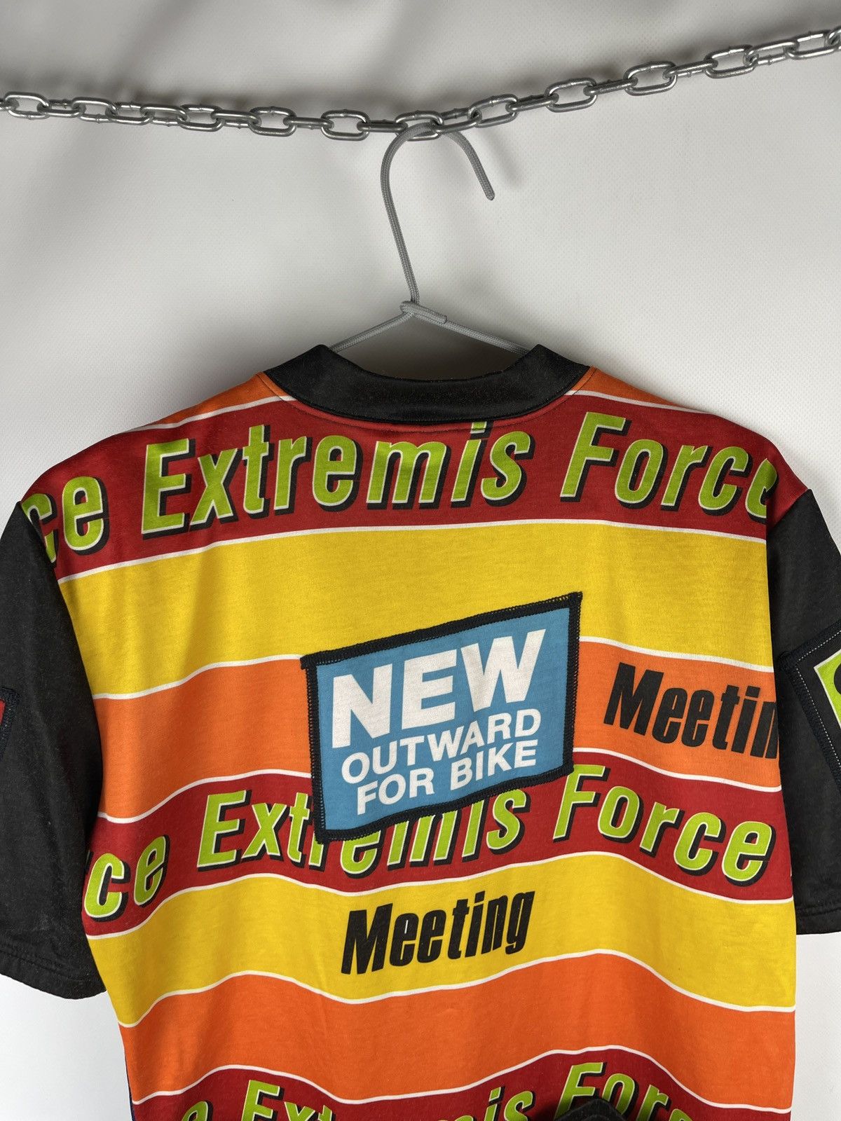 Vintage Meeting Fitness vintage rare new bike cycle jersey Size US L / EU 52-54 / 3 - 11 Thumbnail