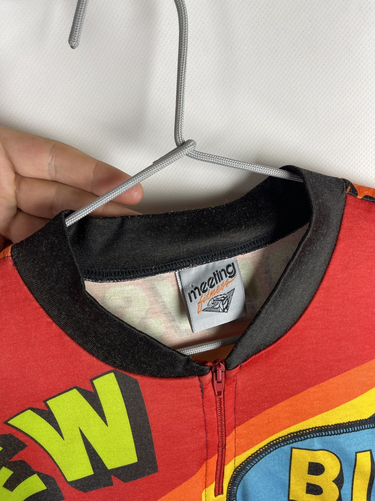 Vintage Meeting Fitness vintage rare new bike cycle jersey Size US L / EU 52-54 / 3 - 8 Thumbnail