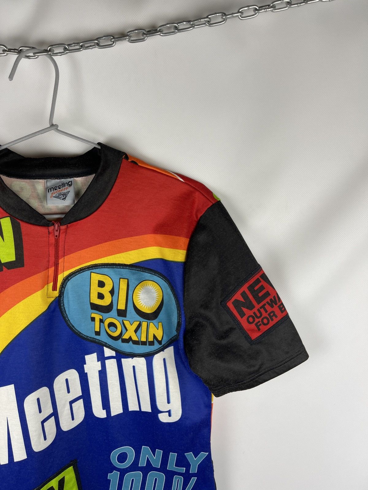 Vintage Meeting Fitness vintage rare new bike cycle jersey Size US L / EU 52-54 / 3 - 5 Thumbnail