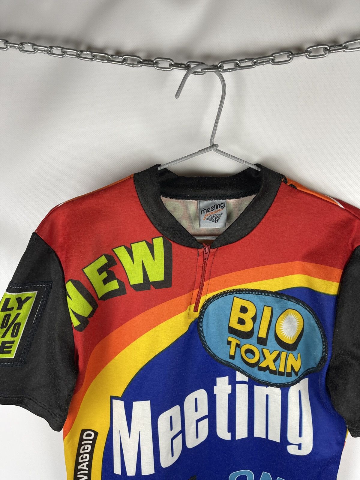 Vintage Meeting Fitness vintage rare new bike cycle jersey Size US L / EU 52-54 / 3 - 6 Thumbnail