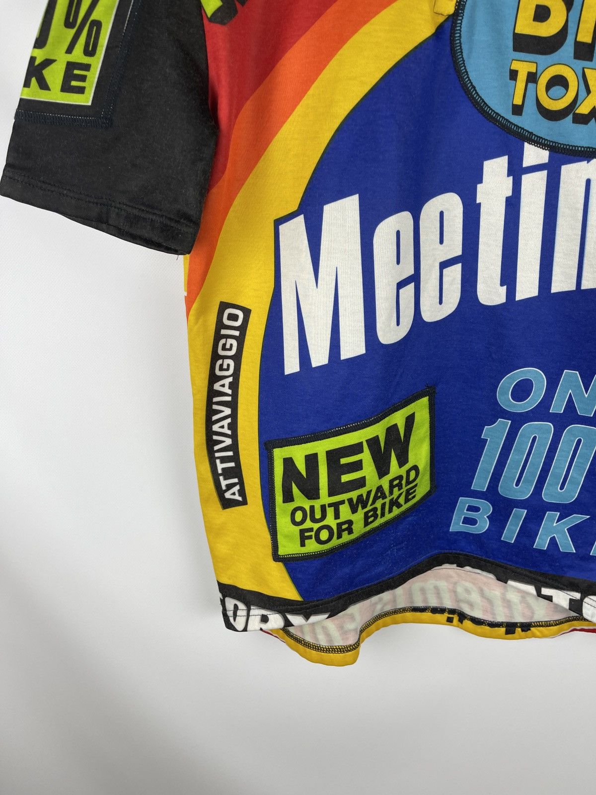 Vintage Meeting Fitness vintage rare new bike cycle jersey Size US L / EU 52-54 / 3 - 3 Thumbnail