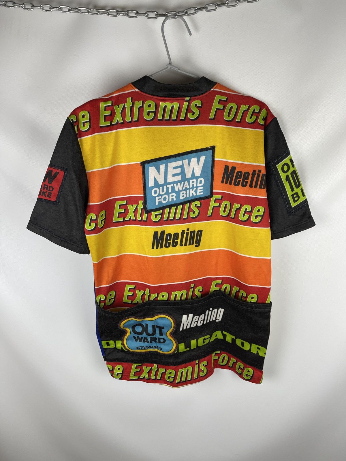 Vintage Meeting Fitness vintage rare new bike cycle jersey Size US L / EU 52-54 / 3 - 10 Thumbnail