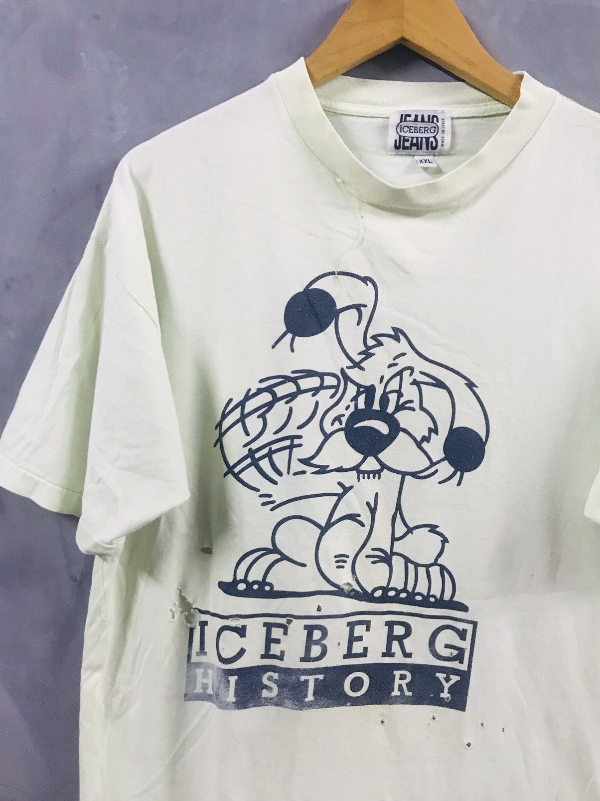 Iceberg Rip And Destroyed ICEBERG T-shirt Size US XXL / EU 58 / 5 - 6 Thumbnail