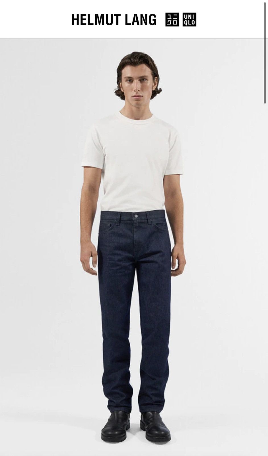 Helmut Lang × Uniqlo HELMUT LANG x UNIQLO “Classic Cut Jeans” Blue 