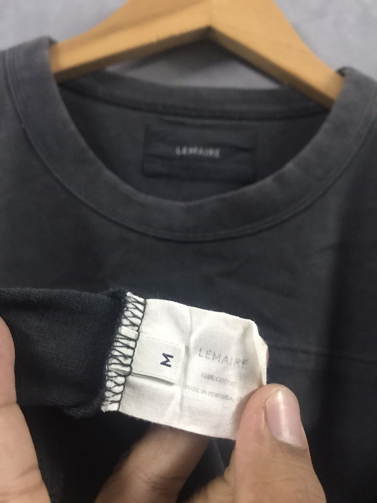 Christophe Lemaire LEMAIRE Wide Plain T-shirt Size US M / EU 48-50 / 2 - 4 Thumbnail