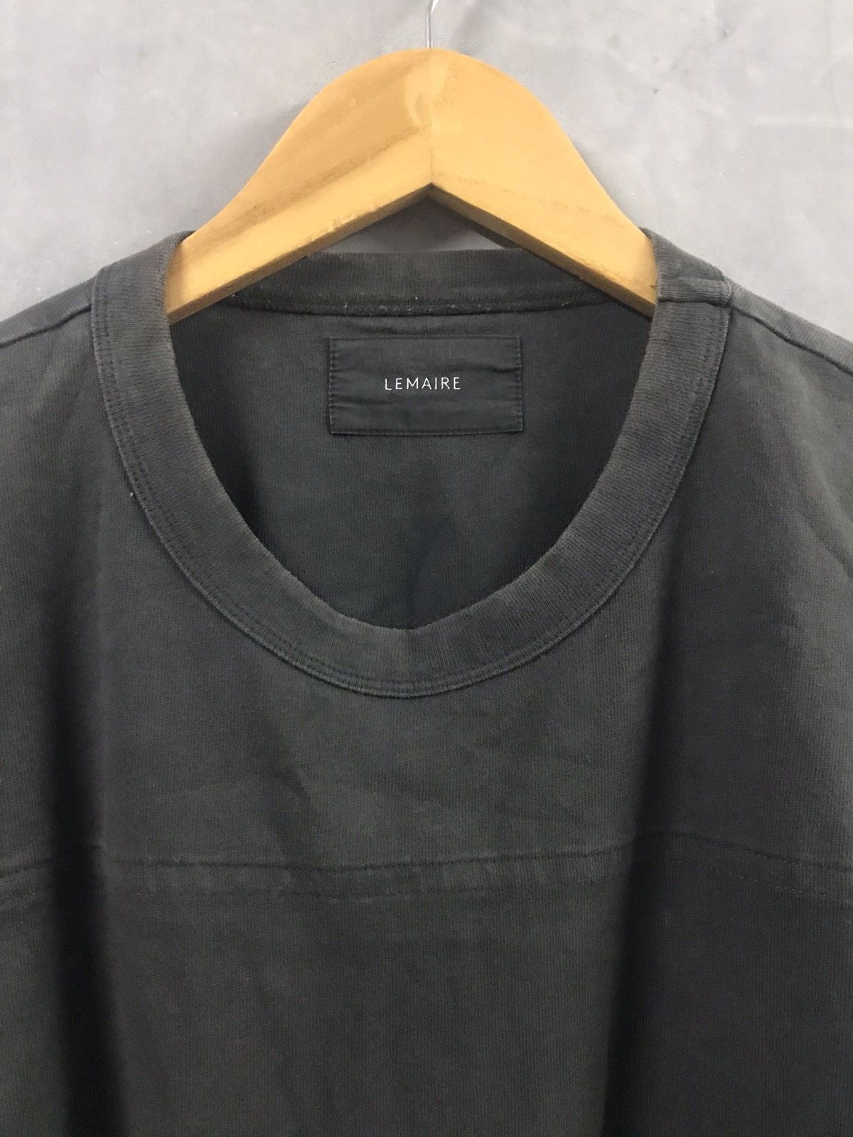 Christophe Lemaire LEMAIRE Wide Plain T-shirt Size US M / EU 48-50 / 2 - 2 Thumbnail