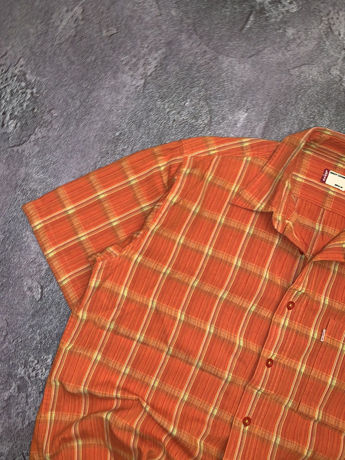 Levi's × Vintage Levi’s flannel shirt short sleeve polo button tee T-shirt Size US XL / EU 56 / 4 - 3 Thumbnail