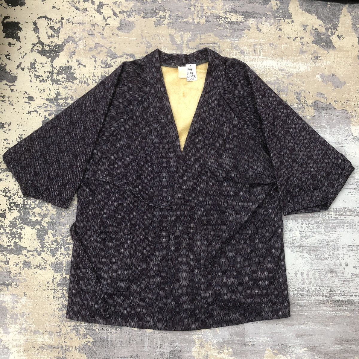 Japanese Brand × Vintage Y44. VTG JAPAN FLEECE TRADITIONAL KIMONO JACKET Size US L / EU 52-54 / 3 - 3 Thumbnail