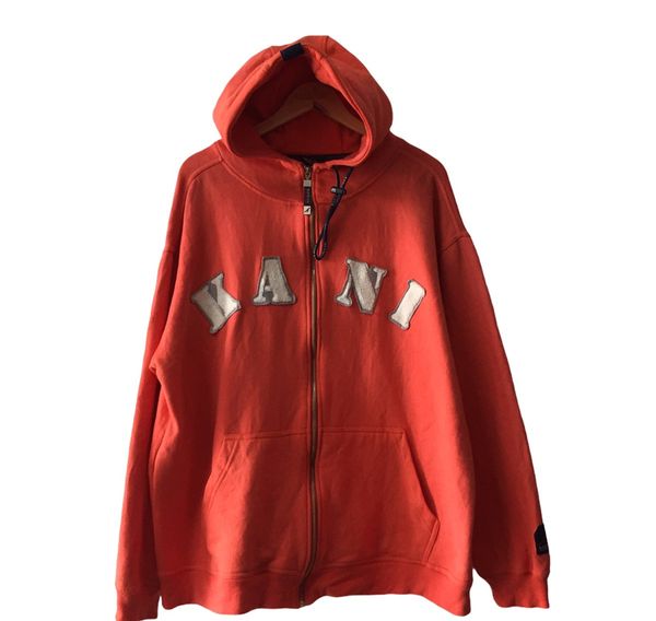 Karl kani orange top hoodie