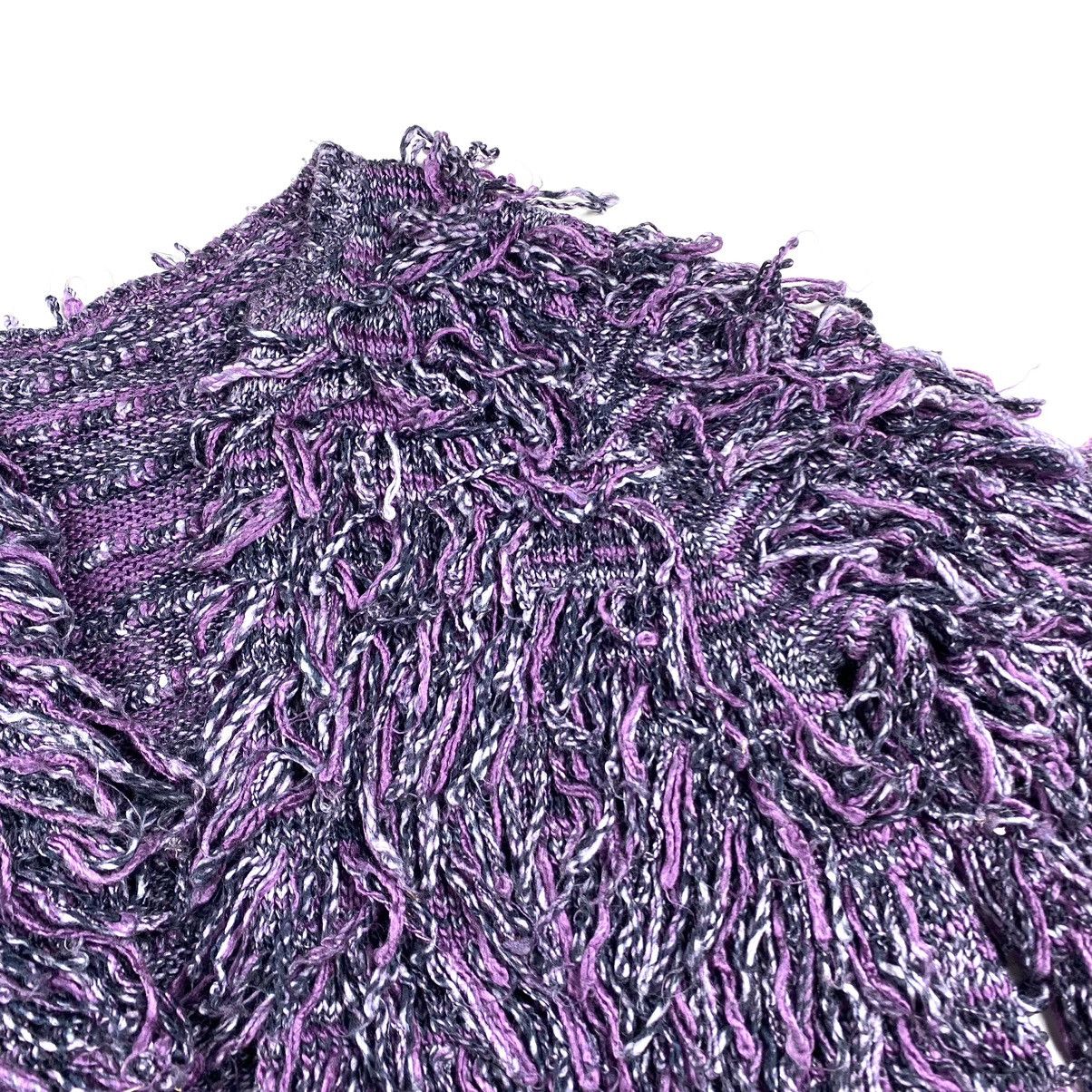 Japanese Brand 90s Vintage Japanese Fuzzy Mohair Style Cardigan Sweater Size M / US 6-8 / IT 42-44 - 5 Thumbnail