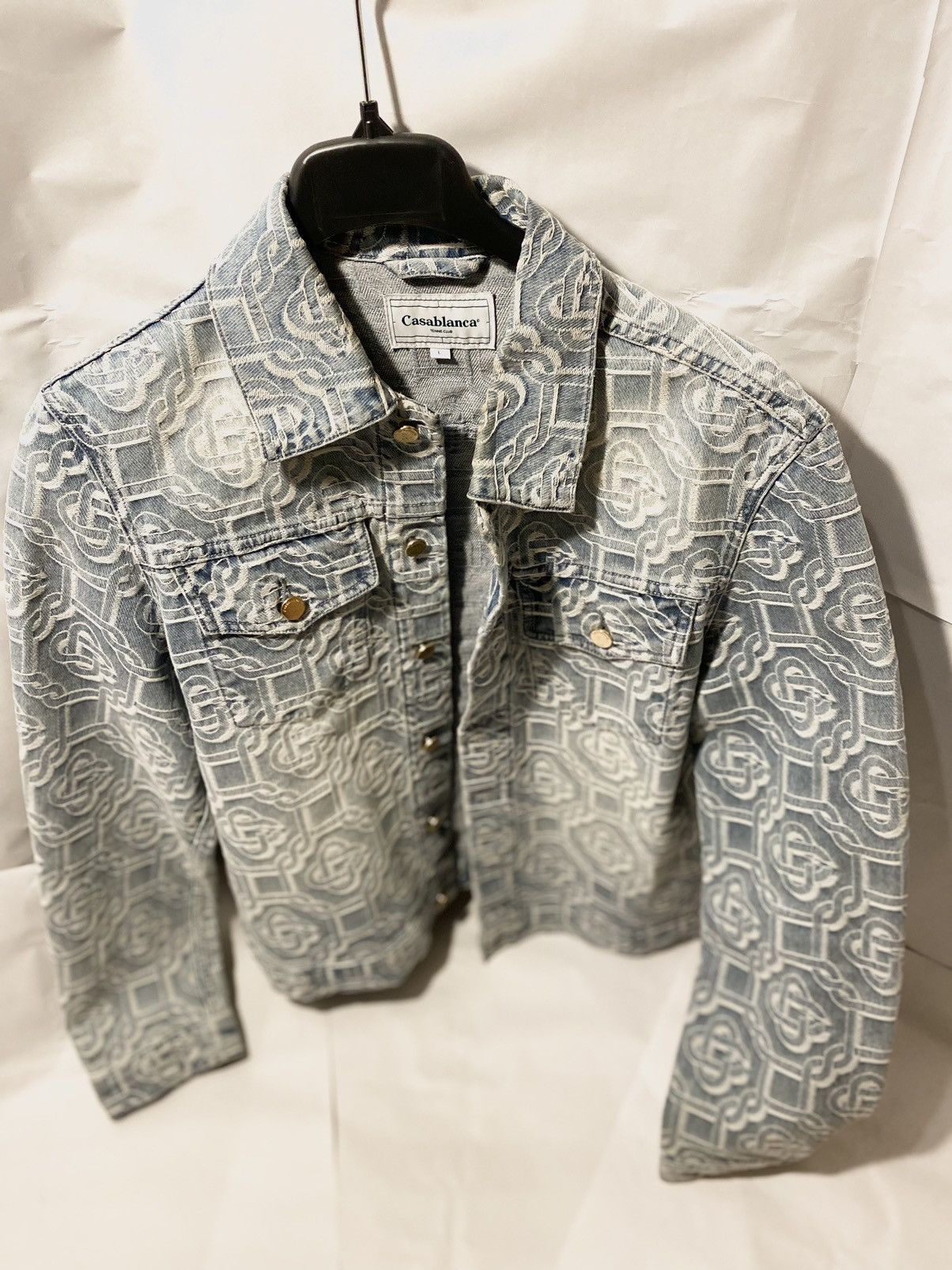 Casablanca Casablanca Monogram Denim Jacket | Grailed