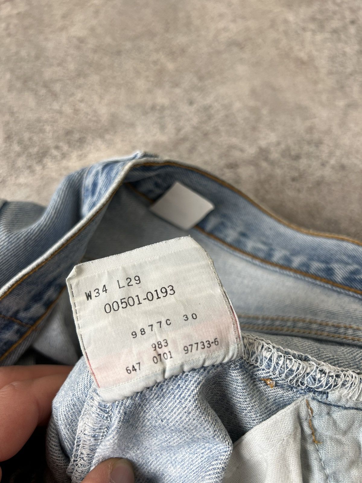 Levi's × Levi's Vintage Clothing × Vintage Levi’s vintage distressed jeans Size US 34 / EU 50 - 3 Thumbnail