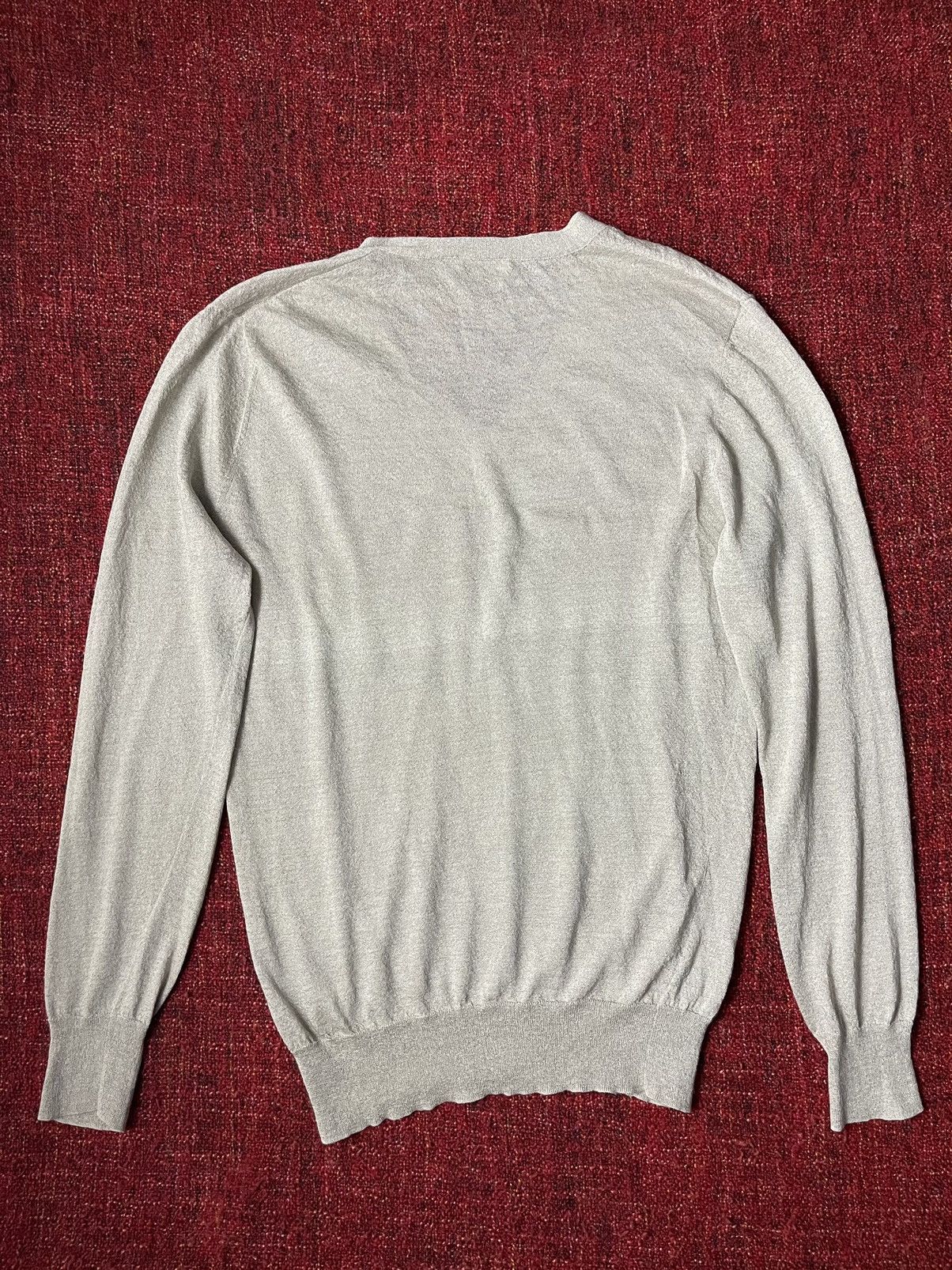 Designer × Dries Van Noten Dries Van Noten silk/wool blend sweater Size L / US 10 / IT 46 - 3 Thumbnail