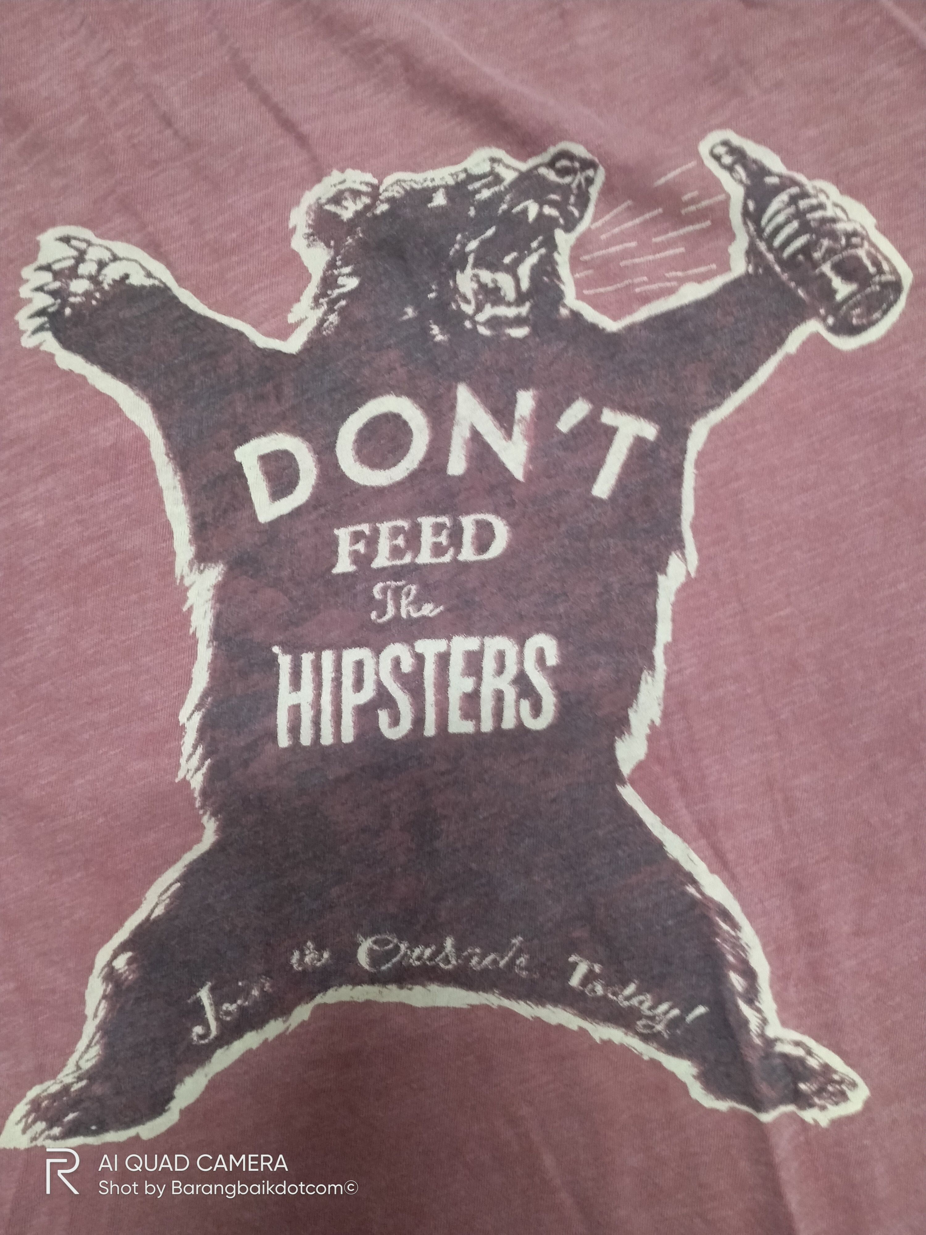 Lucky Brand Don't Feed The Hipster T-shirt Size US M / EU 48-50 / 2 - 5 Thumbnail